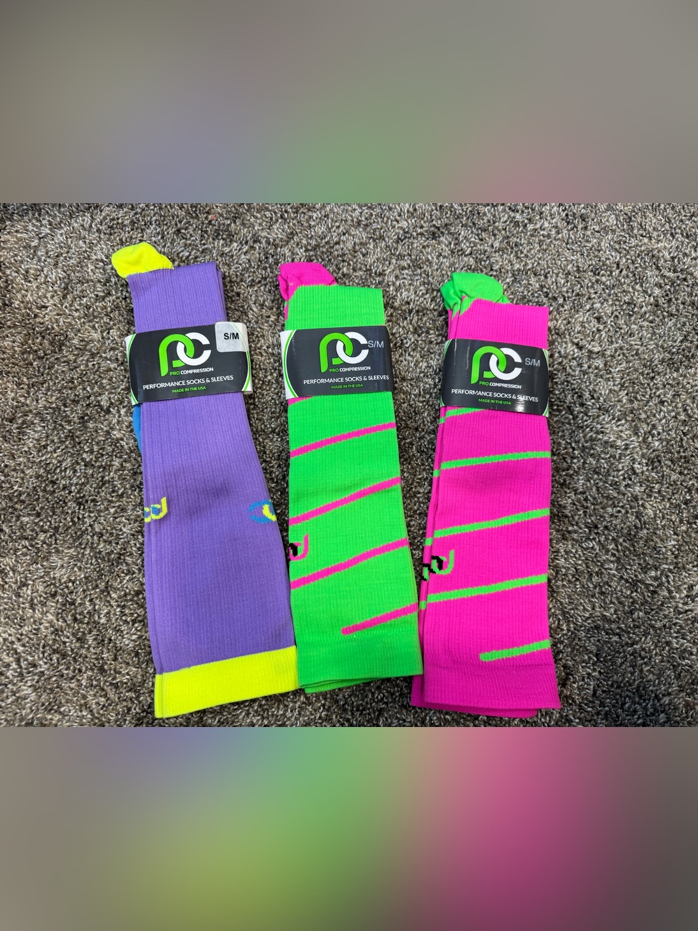 NWT Pro Compression Sock Bundle Size Small/ Medium